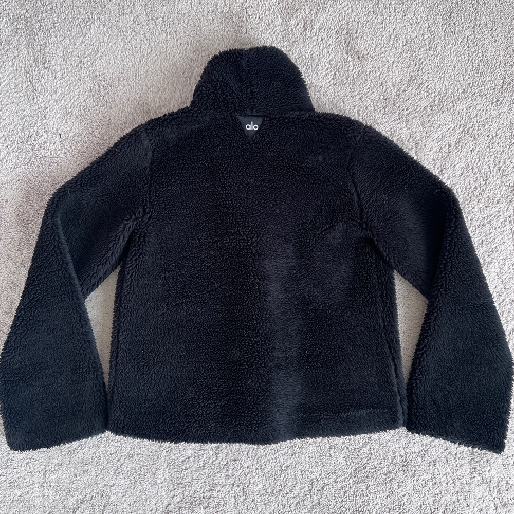 ALO Yoga Black Teddy Jacket